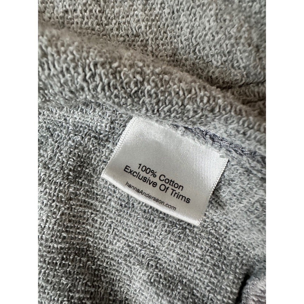 Hanna Andersson Girls Gray Rainbow Roller Skate Zip Up Hoodie Sweatshirt Size 4 - Picture 4 of 4
